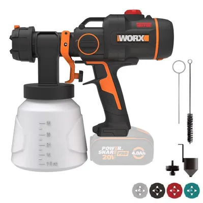 Immagine prodotto di Spruzzatore per vernici Worx WX020.9, senza batteria e caricabatteria