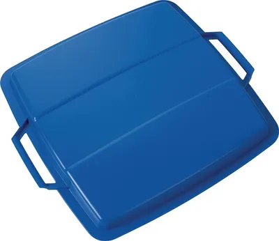 Produktbild von Graf Deckel für Abfallsammler 90l blau Kunststoff - 778044