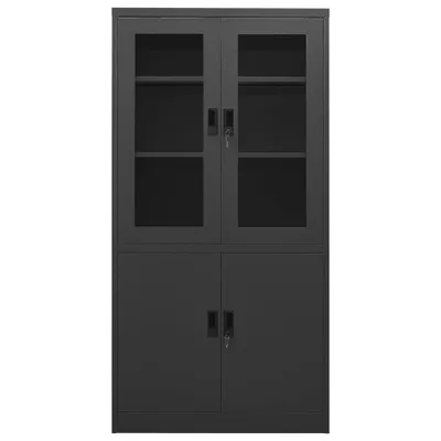 Immagine prodotto di Armadio per Ufficio Antracite 90x40x180 cm in Acciaio