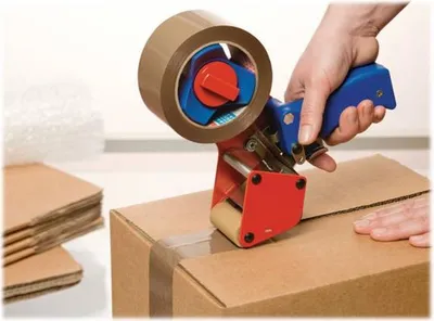 Productafbeelding van tesa Packband, handmatige dispenser, premium kwaliteit