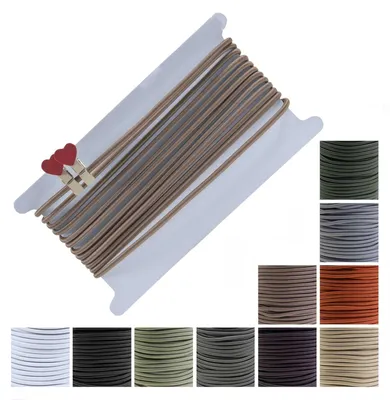 Produktbild von 5m extra starke Gummikordel Expanderseil Rundgummi Farbwahl Größenwahl, Größe:5 mm x 5 m, Farbe:hellbraun