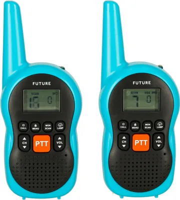 Produktbild von KIK KX3634 Kinderfunkgeräte, Reichweite 3 km, 2 Stück, blau