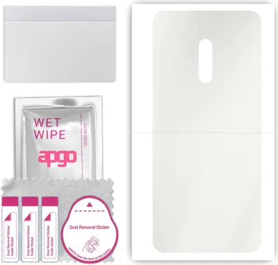 Produktbild von apgo Rückseite Schutzfolie, Matt, kompatibel mit Realme X, Hinten Hydrogel-Displayschutzfolie mit Positionierhilfe, kratzfest, einfache Montage