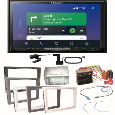Produktbild von Pioneer AVH-Z9200DAB Carplay Einbauset für Opel Astra H Corsa D Zafira B Antara