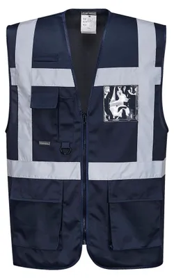 Productafbeelding van Portwest Iona waarschuwingsvest, donkerblauw, maat L