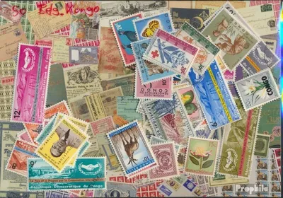 Produktbild von Briefmarken Belgisch-Kongo 50 verschiedene Marken