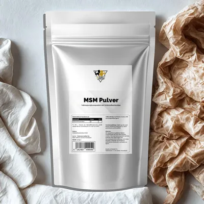 Produktbild von KBruLifeboost MSM Pulver 500g – Reines 100% Methylsulfonylmethan | Hochreines Schwefelpulver für Gelenke, Haut, Haare & Nägel | Labor | Ultra F