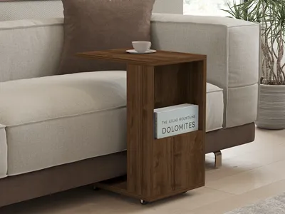 Immagine prodotto di Skye Decor, Star - Walnut, tavolino, noce, 100 % MELAMIN COATED SLIPBOARD, 30 x 40 x 50 cm