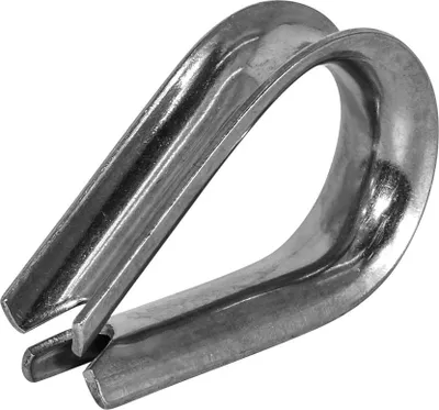 Produktbild von Spitzkauschen, V4A-Stahl, Seil-Ø:20 mm