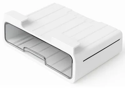 Obrázek produktu pro Verk 27655 Výsuvný organizér pod desku stolu 32,5 x 8,5 x 23 cm, bílá