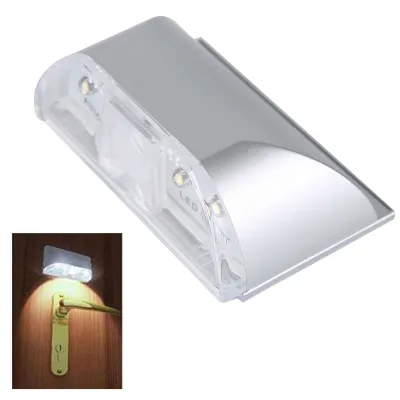Produktbild von Intelligenter PIR-Infrarot-Bewegungsmelder mit automatischer Automatikfunktion, Schlüssellochbeleuchtung und 4 LED-Lampen