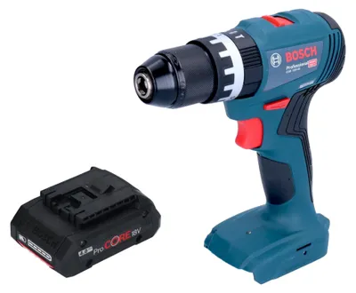 Zdjęcie produktu dla Bosch GSB 18V-45 Profesjonalna akumulatorowa wiertarko-wkrętarka udarowa 18 V 45 Nm bezszczotkowa + 1x akumulator ProCORE 4,0 Ah - bez ładowarki