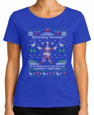 Immagine prodotto di Maglietta da donna National Lampoons Christmas Vacation Clark Griswold Christmas, blu, XXL