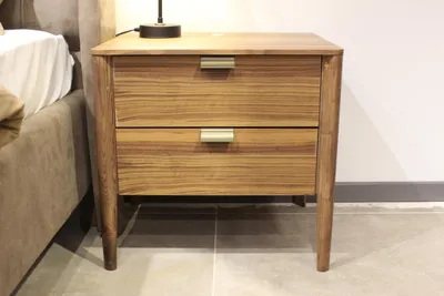 Produktbild von Designer Schlafzimmer Set Luxus Bett 2x Nachttisch Holz Komplett neu 3 tlg.
