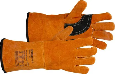 Immagine prodotto di Guanti Strend Pro Industrial Marcio, interamente in pelle, da saldatore, taglia 9/L 4 pezzi