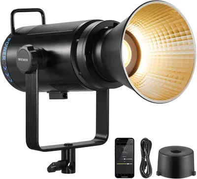 Obrázek produktu pro LED videoosvětlení – studiové osvětlení – video světlo – kontinuální světlo – fotografické světlo – COB, dvoubarevné, 320 W – 2700K–6500K, CRI 97+