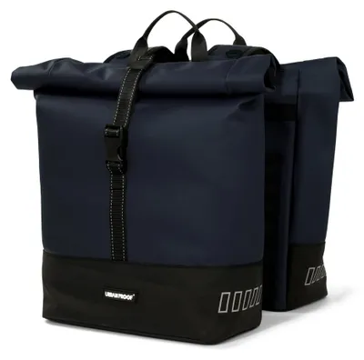 Zdjęcie produktu dla Urbanfester Urban Proof Rolltop podwójna torba 38L niebieska z recyklingu