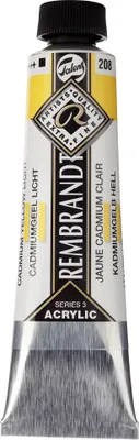 Zdjęcie produktu dla Farba akrylowa Rembrandt Tubka 40 ml Cadmium Yellow Light 208