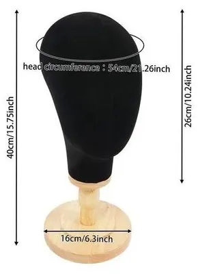 Obrázok produktu pre Stojan na parochne – hlava manekýnky – plastová hlava – stojan na parochne a klobúky – pre kaderníctvo a výklady