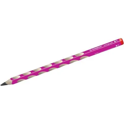 Produktbild von Ergonomischer Dreikant-Bleistift für Rechtshänder - STABILO EASYgraph in pink - Einzelstift - Härtegrad B