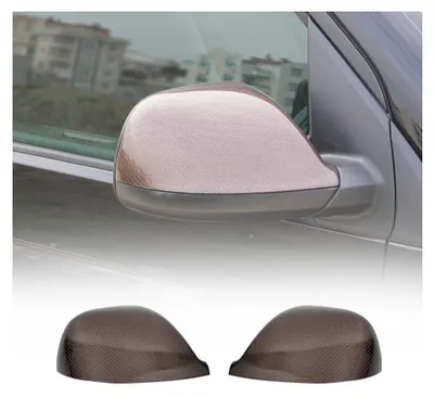 Image de Coques de Rétroviseurs pour VW T5 T6 Transporter / Amarok 2010-19 Carbone Rouge, Image générée par une IA