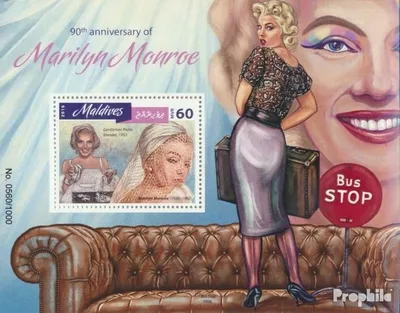 Produktbild von Briefmarken Malediven 2016 Mi Block 924 (kompl. Ausg.) postfrisch Marilyn Monroe