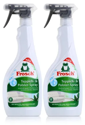 Produktbild von Frosch Teppich- & Polster-Spray 500ml - Teppich & Polsterreiniger (2er Pack)