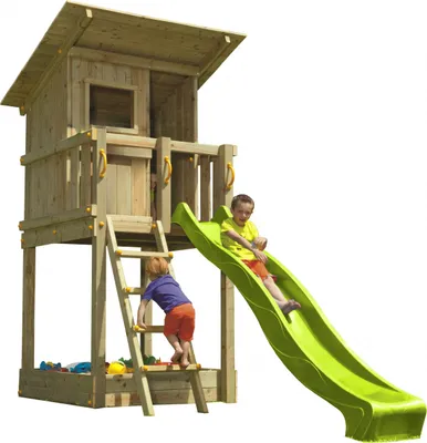 Produktbild von Spielturmking Spielturm BEACH HUT mit Rutsche 2,90 m 31671-11