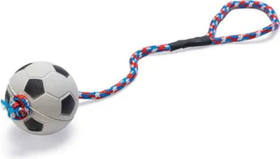 Produktbild von Beeztees Softball am Seil - Hundespielzeug - 30x6x6 cm