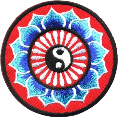 Produktbild von Aufnäher - Yin Yang Blume - Patch
