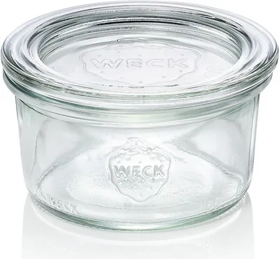 Produktbild von 60x Weck Glas Sturzglas mit Deckel Overturn 165 ml