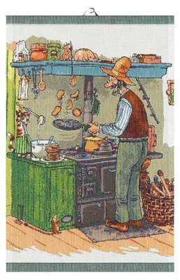 Produktbild von Handtuch Pannkakor 40 x 60 cm aus 100% Baumwolle von Pettersson & Findus