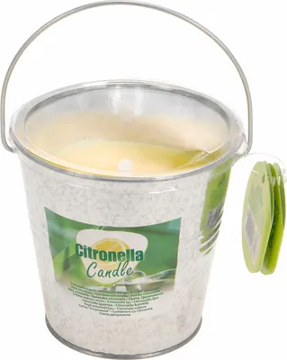 Image de Bougies Citronnelle Métal Protection Moustiques Efficace - Citronella