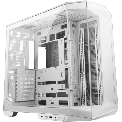 Immagine prodotto di MSI MAG PANO 100L PZ, case per PC ATX, colore bianco – compatibile con schede madri ATX, installazione verticale della scheda grafica