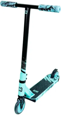Produktbild von CORE CB1 Mini Stunt-Scooter, schwarz/türkis, 71 cm, mit 110-mm-Rädern, Aluminiumdeck und IHC-Kompressionsfederung