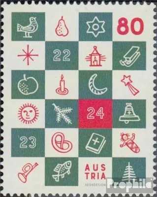 Produktbild von Briefmarken Österreich 2017 Mi 3370 (kompl.Ausg.) postfrisch Weihnachten