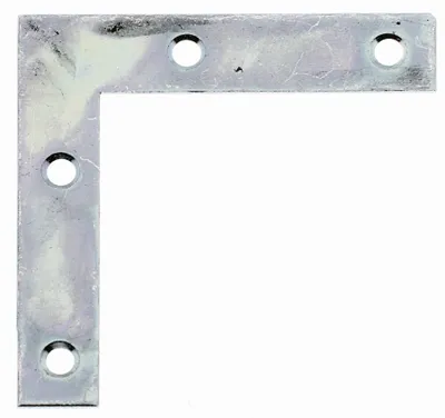 Zdjęcie produktu dla Alberts 848910 Kątownik meblowy, ocynkowany sendzimir, 50 x 50 x 10 mm, zestaw 50 sztuk