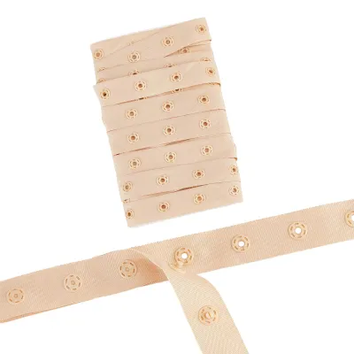 Druckknopfband 5 m, 18 mm breit, mit Druckknöpfen im Abstand von 25 mm