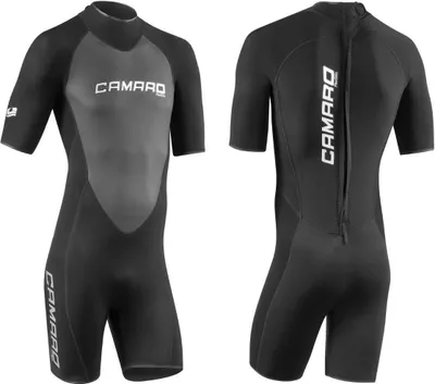 Produktbild von CAMARO Neopren Shorty Herren Flex Skin super Stretch Surfanzug Neoprenanzug bis 6XL - Groesse: 62 (5XL)