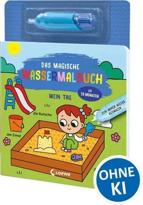Produktbild von Das magische Wassermalbuch - Mein Tag