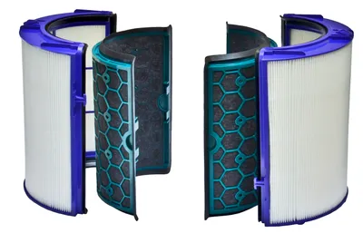 Produktbild von 2x Ersatzfilter für Dyson Pure Cool Luftreiniger HP04 HP05 DP04 DP05 TP04 TP05, HEPA mit Aktivkohle