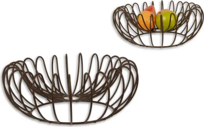Produktbild von Ein eiserner Obstkorb Replikat Retro Design Dekoration