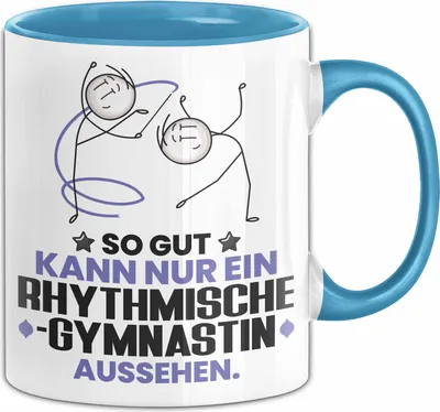 Produktbild von RhythmischeGymnastin Geschenk Tasse So Gut Kann Nur Ein RhythmischeGymnastin Aussehen Geschenkidee Kaffee-Becher (Blau)