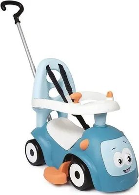 Produktbild von Lauflernhilfe Smoby Maestro Balade Blau, 3 in 1 Evolutiv, Ab 6 Monate, Leise Räder, Elektronische Hupe