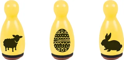 Produktbild von HEYDA 20-48 886 57, Stempel-Set für Kinder, Schwarz, Gelb
