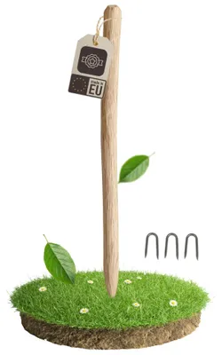 Obrázok produktu pre be4nature Drevený kolík z liesky 120 cm zaostrený záhradný stĺpik