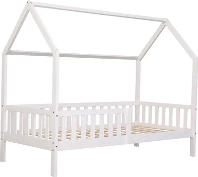Produktbild von Hüttenbett für Kinder 190x90cm weiß MARCEAU