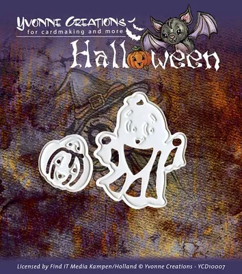 Produktbild von Stanzschablone - Yvonne Creations - Halloween - Kleiner Geist