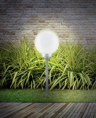 Produktbild von Globo Solarleuchte Kunststoff Silber metallic, 4xLED; 3376