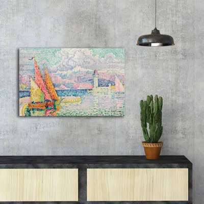 Produktbild von Wallity, FAMOUSART- CVT1422, Bunt, Leinwandbilder, 45 x 70 cm, 100% Wildleder -Leinwand